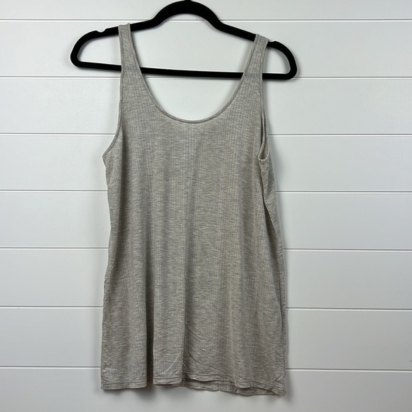 Tommy John second skin luxe rib set jogger and tank top size M oatmeal/grey - Picture 5 of 8